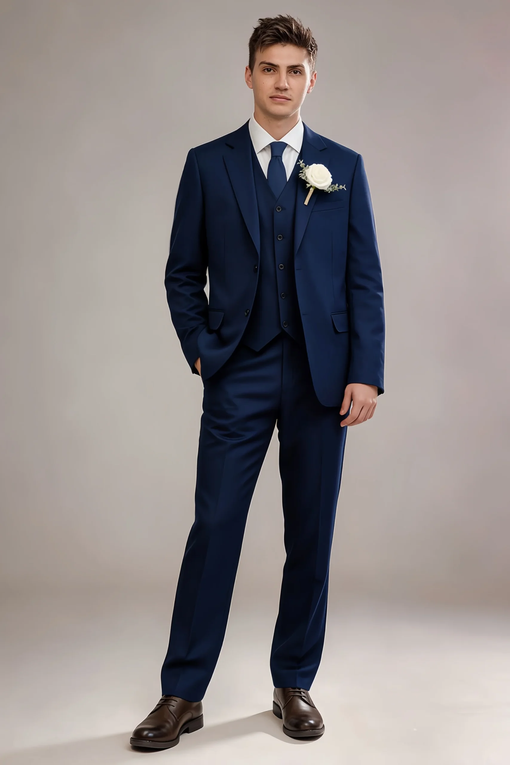Jago Blue 3-Piece Suit