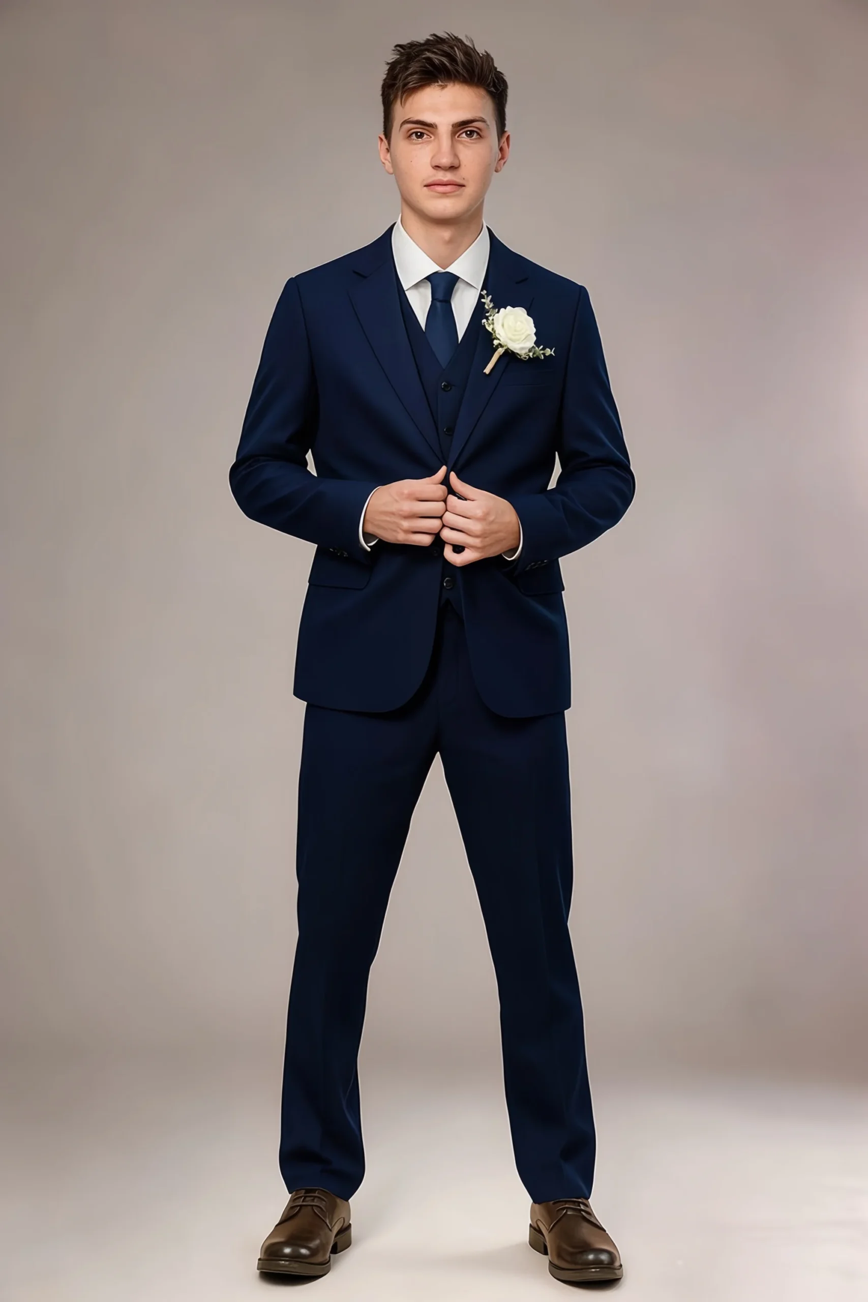 Jago Blue 3-Piece Suit - Image 4