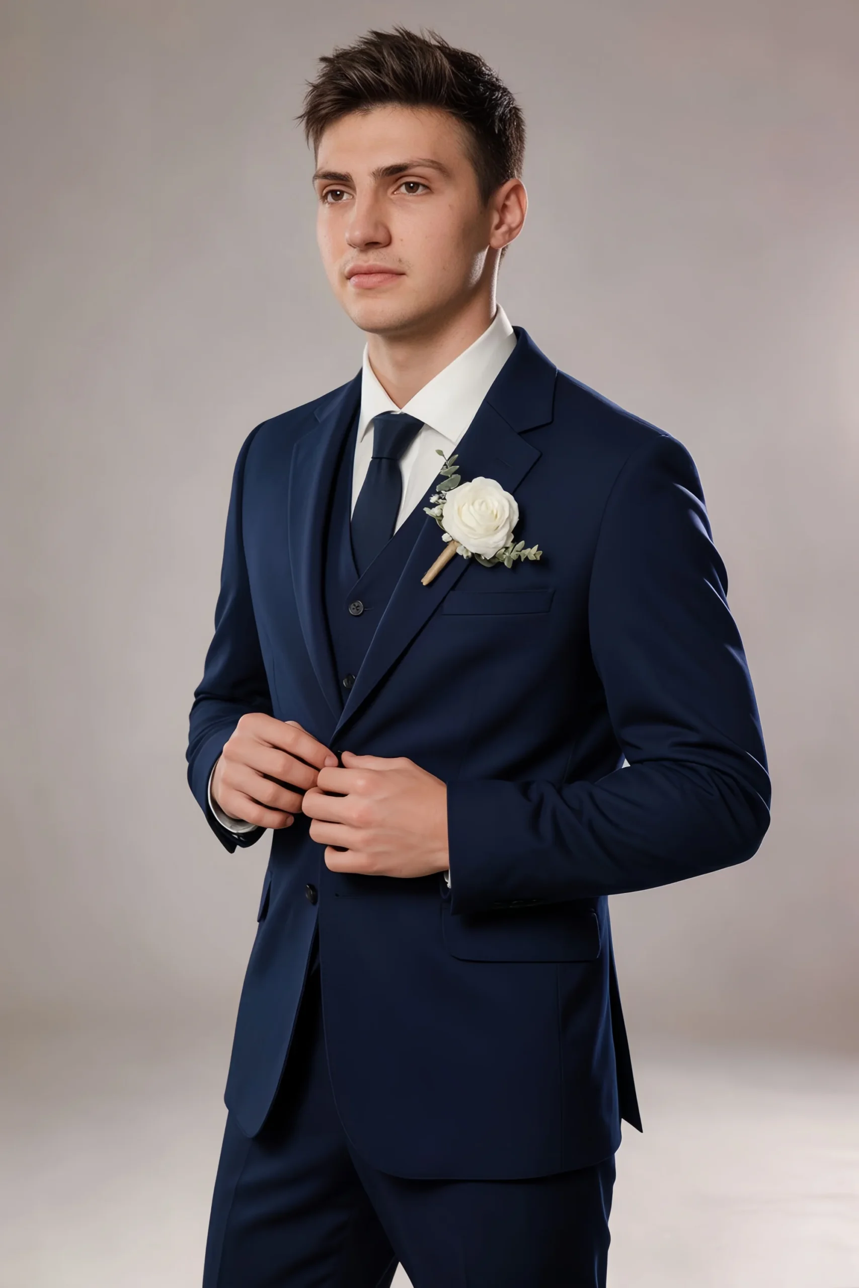 Jago Blue 3-Piece Suit - Image 7