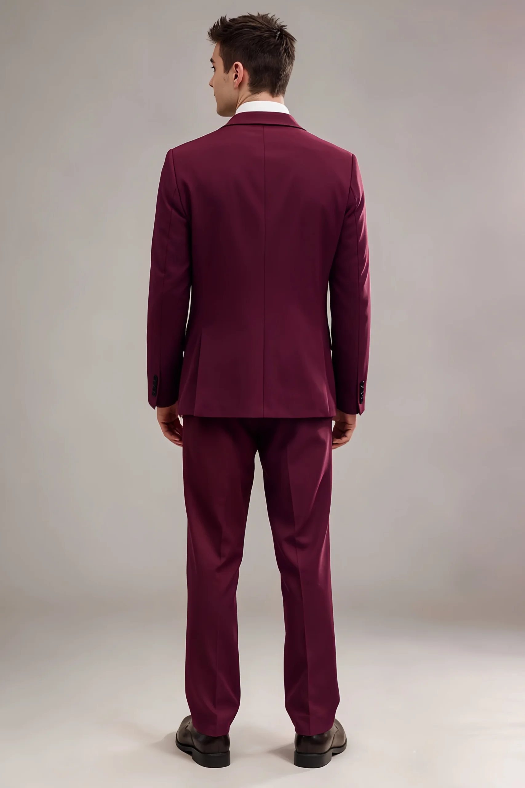 Jago Burgundy 3-Piece Suit - Image 6