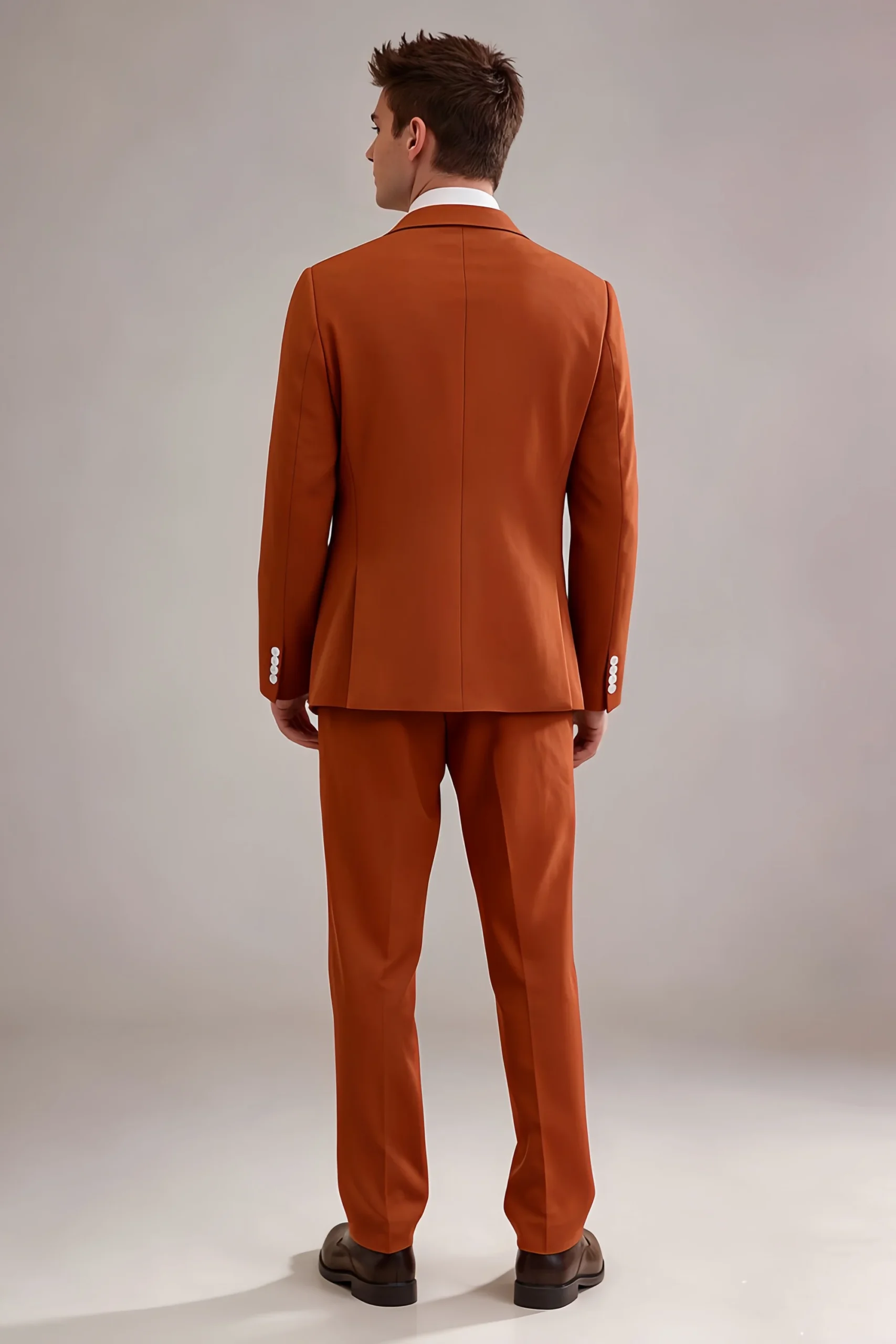 Jago Burnt Orange 3-Piece Suit - Image 6