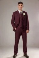 Jago Cabernet 3-Piece Suit