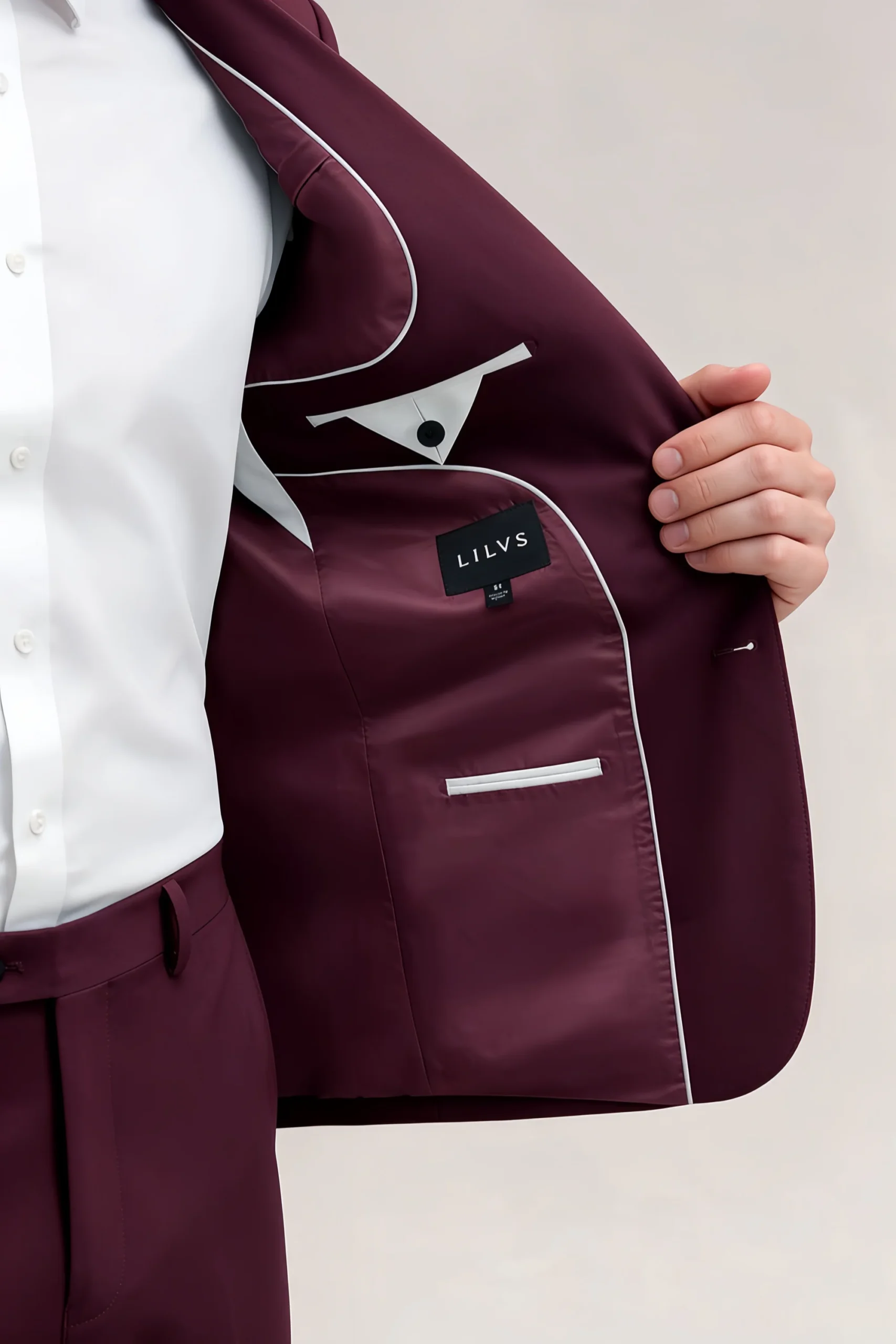 Jago Cabernet 3-Piece Suit - Image 10