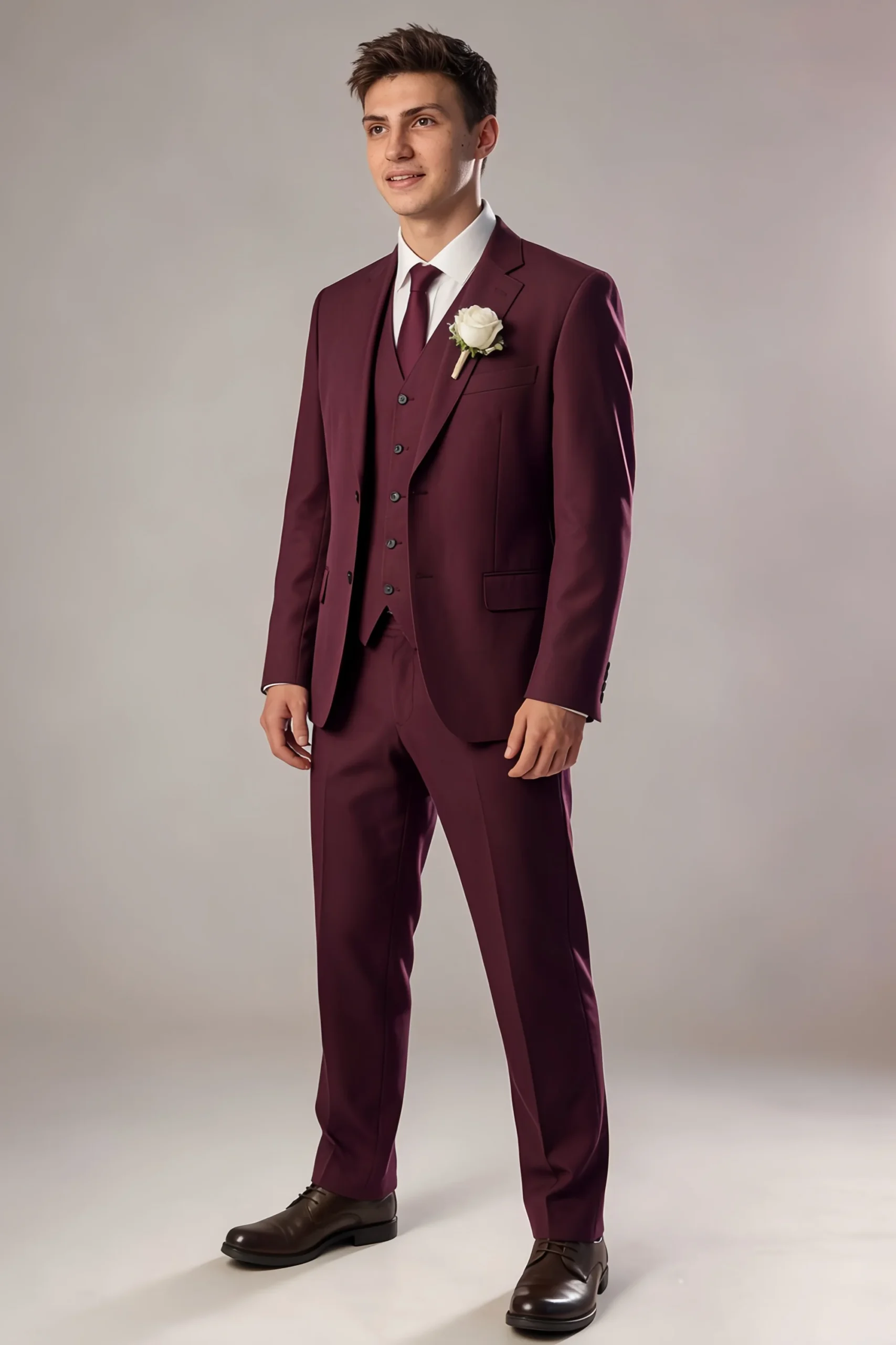 Jago Cabernet 3-Piece Suit - Image 5