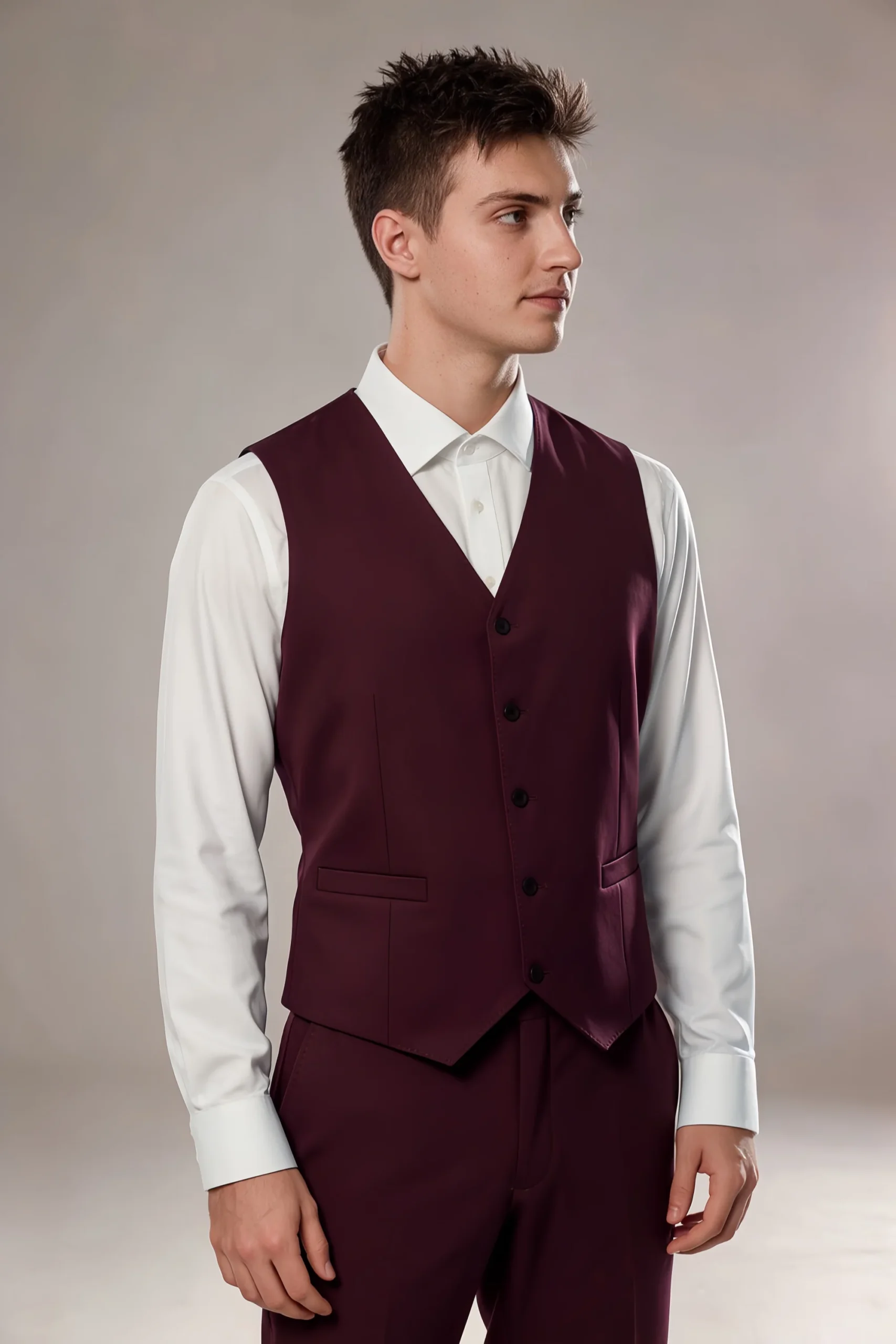 Jago Cabernet 3-Piece Suit - Image 9