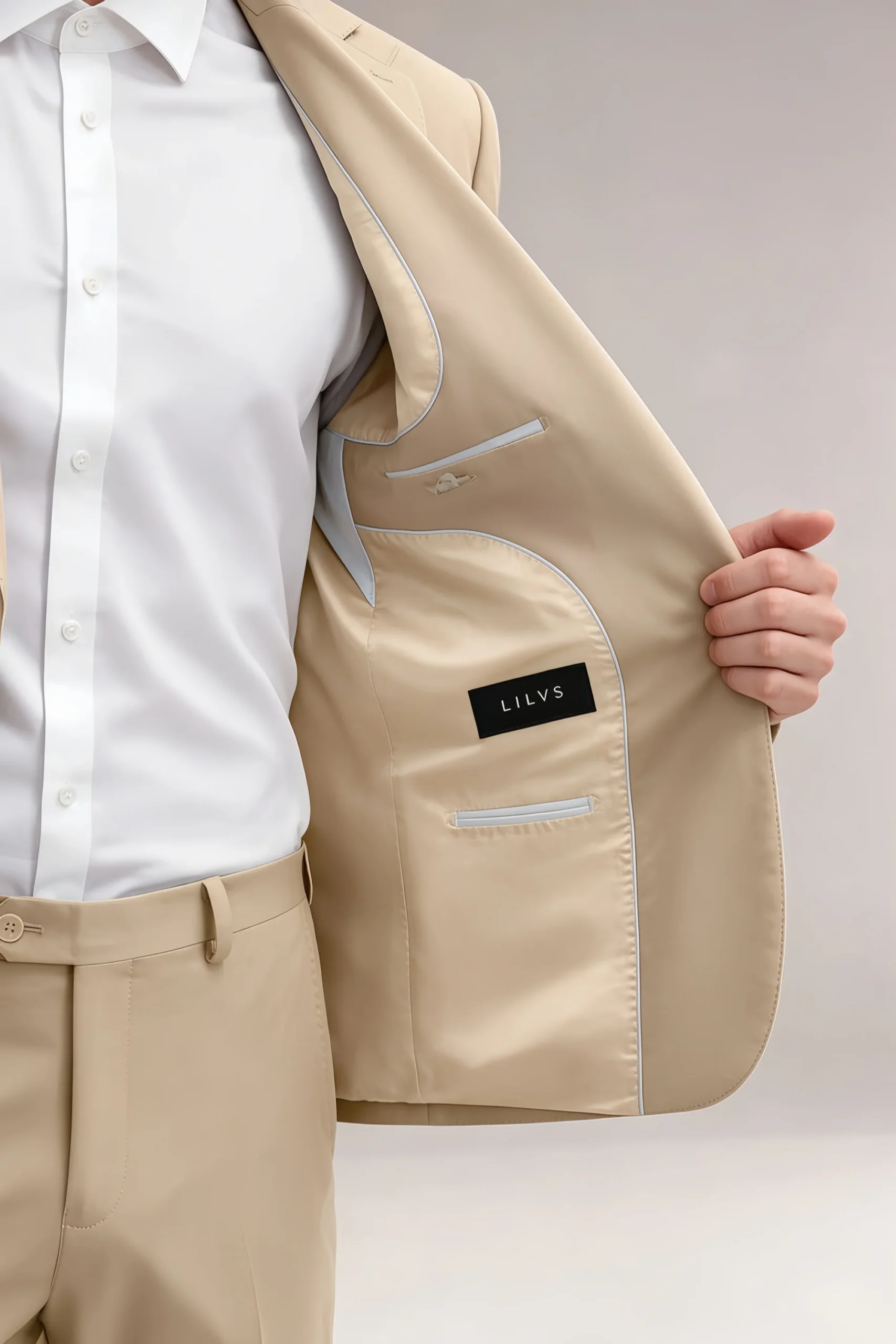 Jago Champagne 3-Piece Suit - Image 10