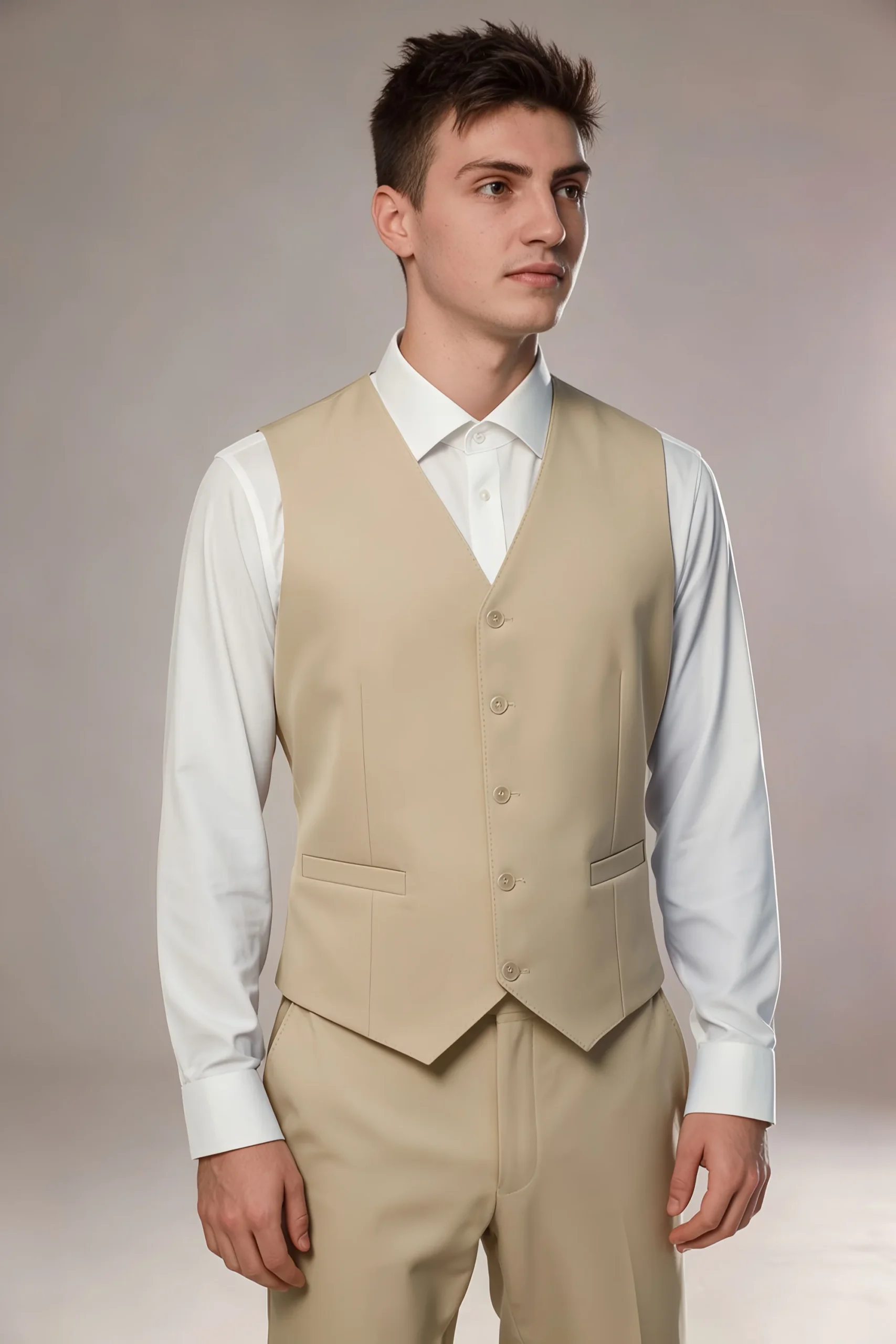 Jago Champagne 3-Piece Suit - Image 9
