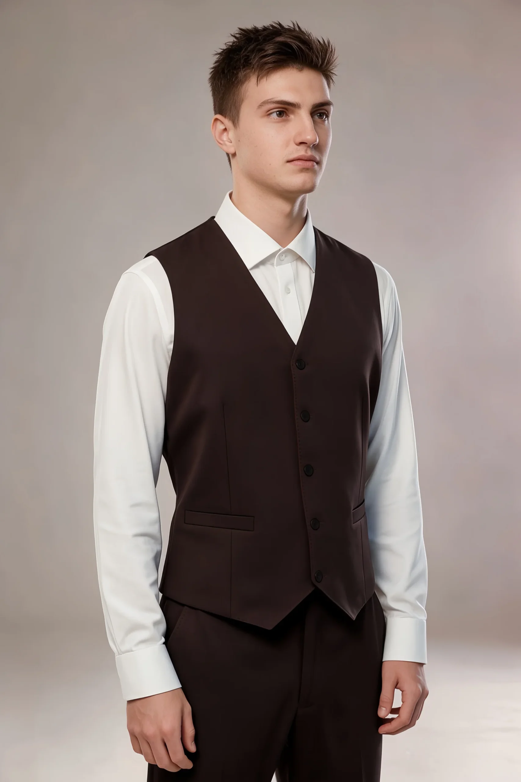 Jago Chocolate Brown 3-Piece Suit - Image 11