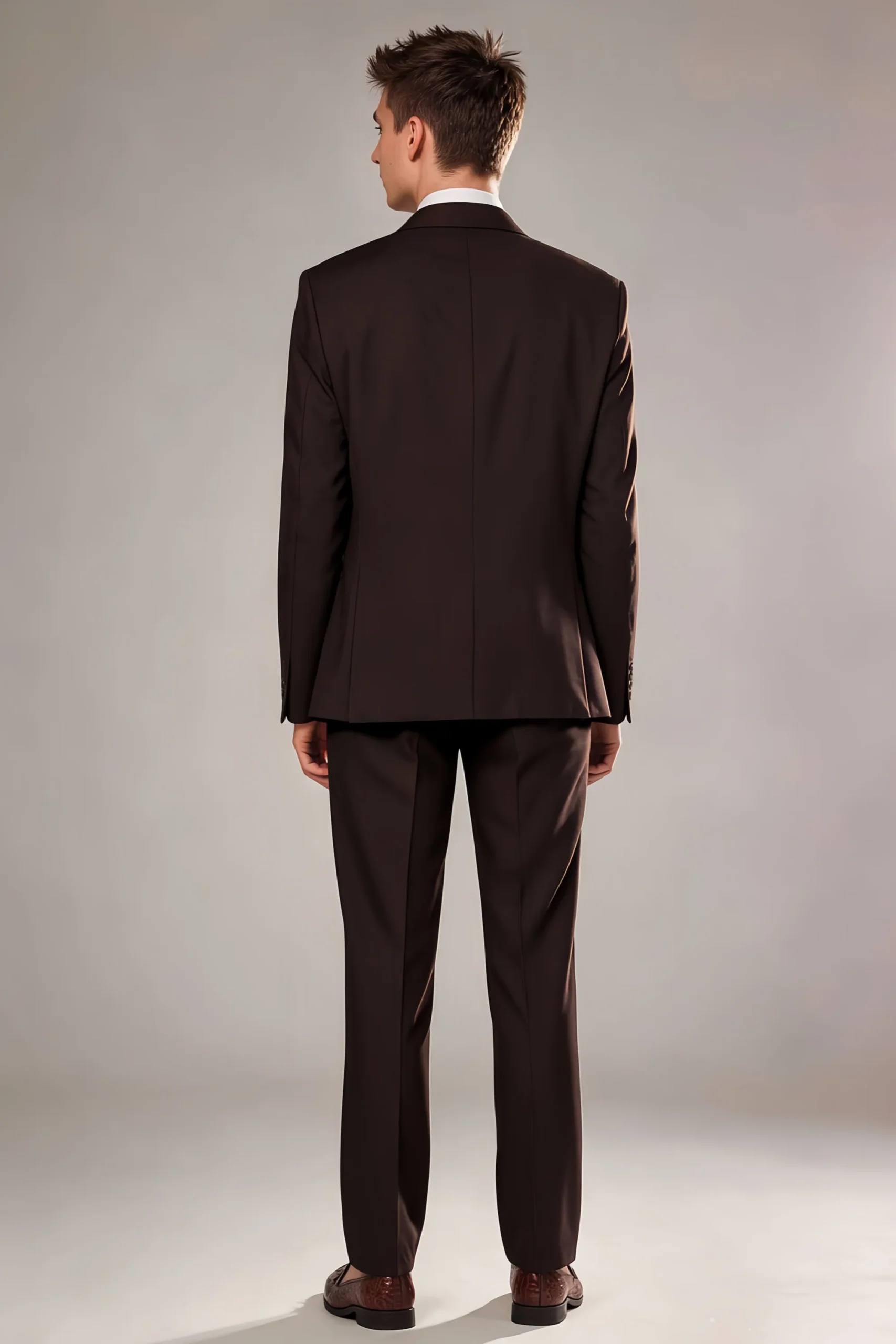 Jago Chocolate Brown 3-Piece Suit - Image 9