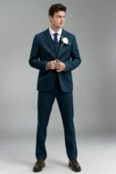 Jago Dark Navy 3-Piece Suit