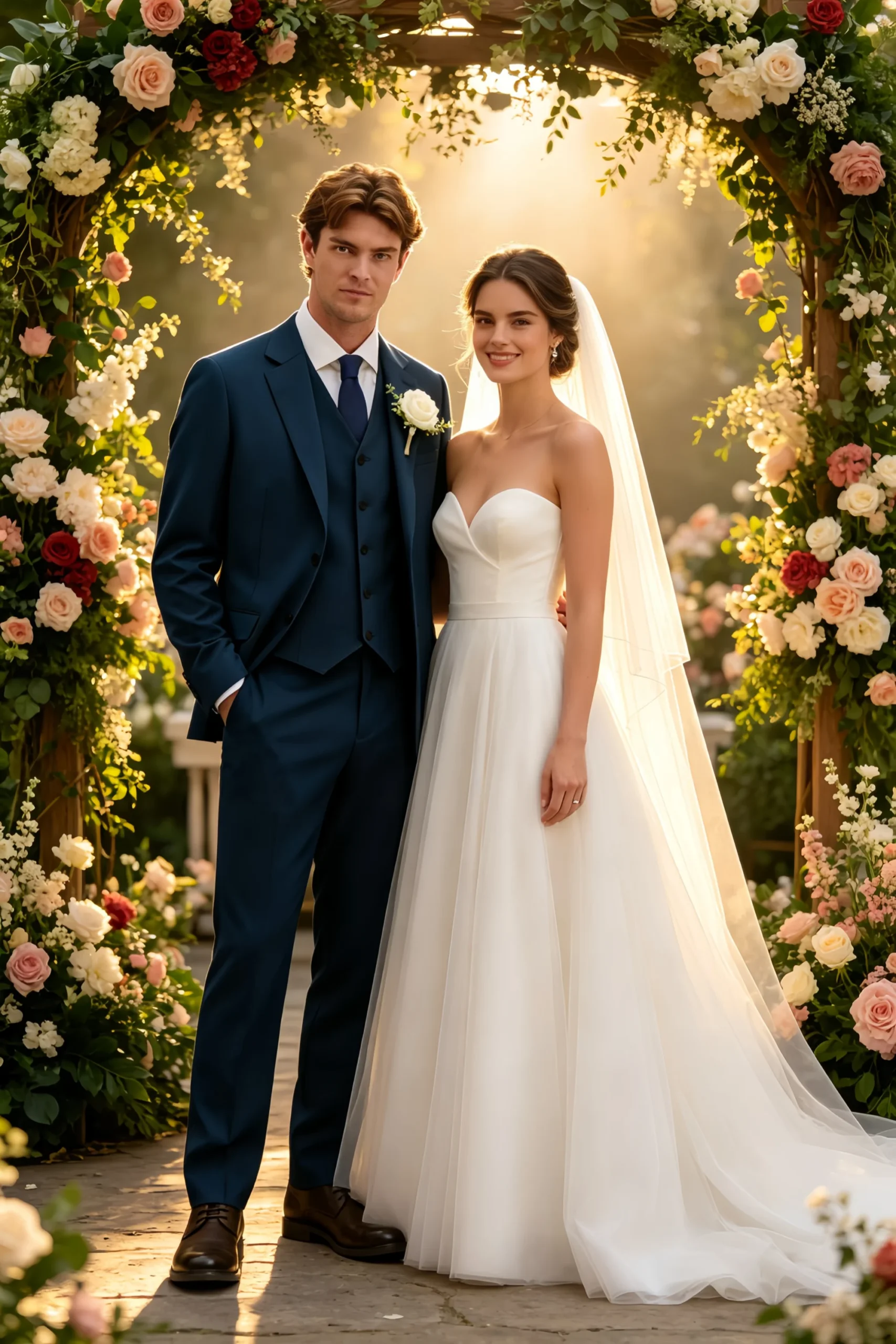 Jago Dark Navy 3-Piece Suit - Image 2