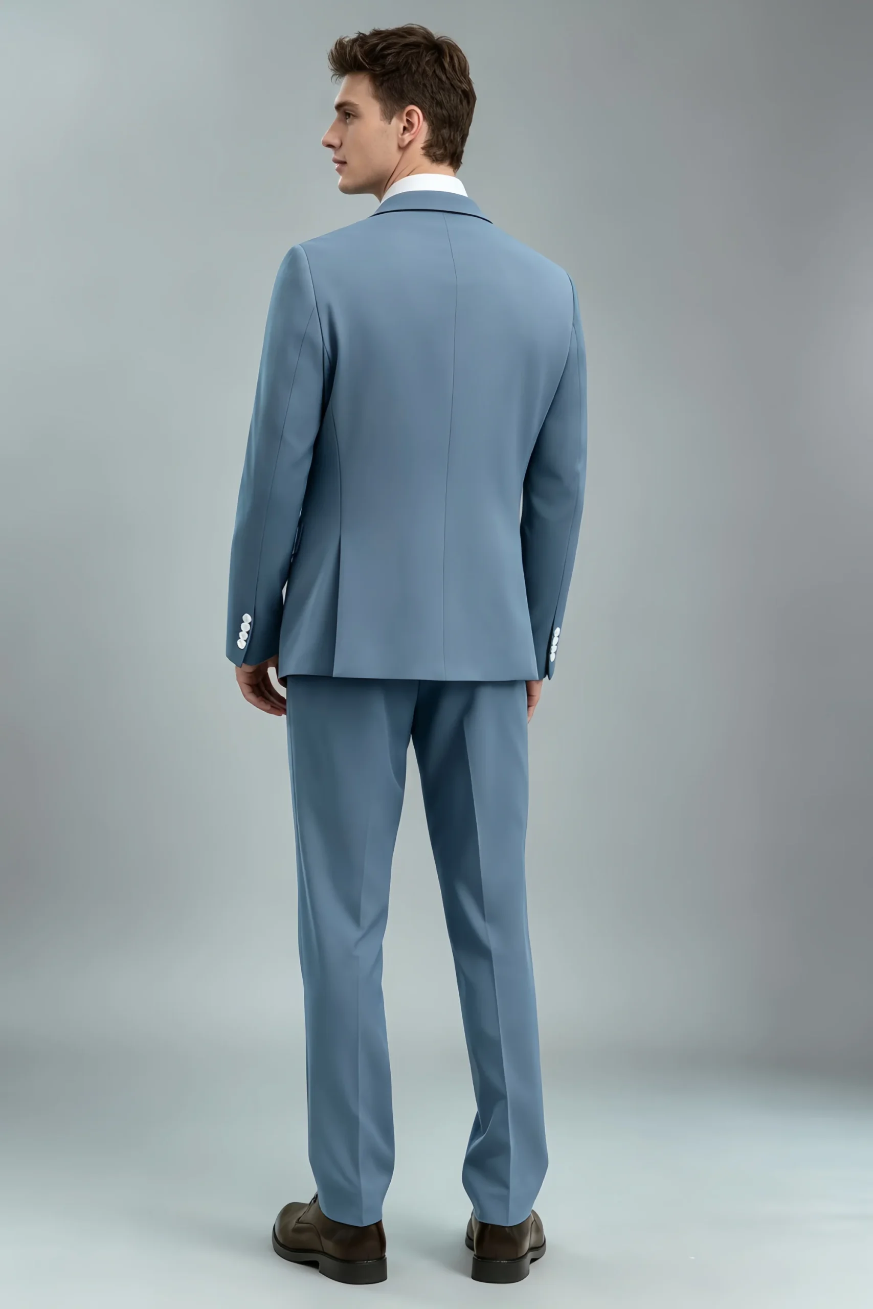 Jago Dusty Blue 3-Piece Suit - Image 6