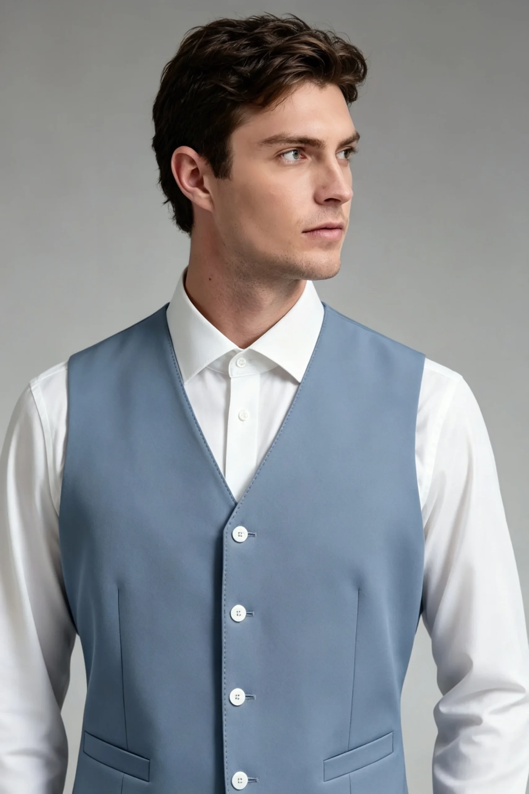 Jago Dusty Blue 3-Piece Suit - Image 9