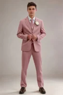 Jago Dusty Rose 3-Piece Suit