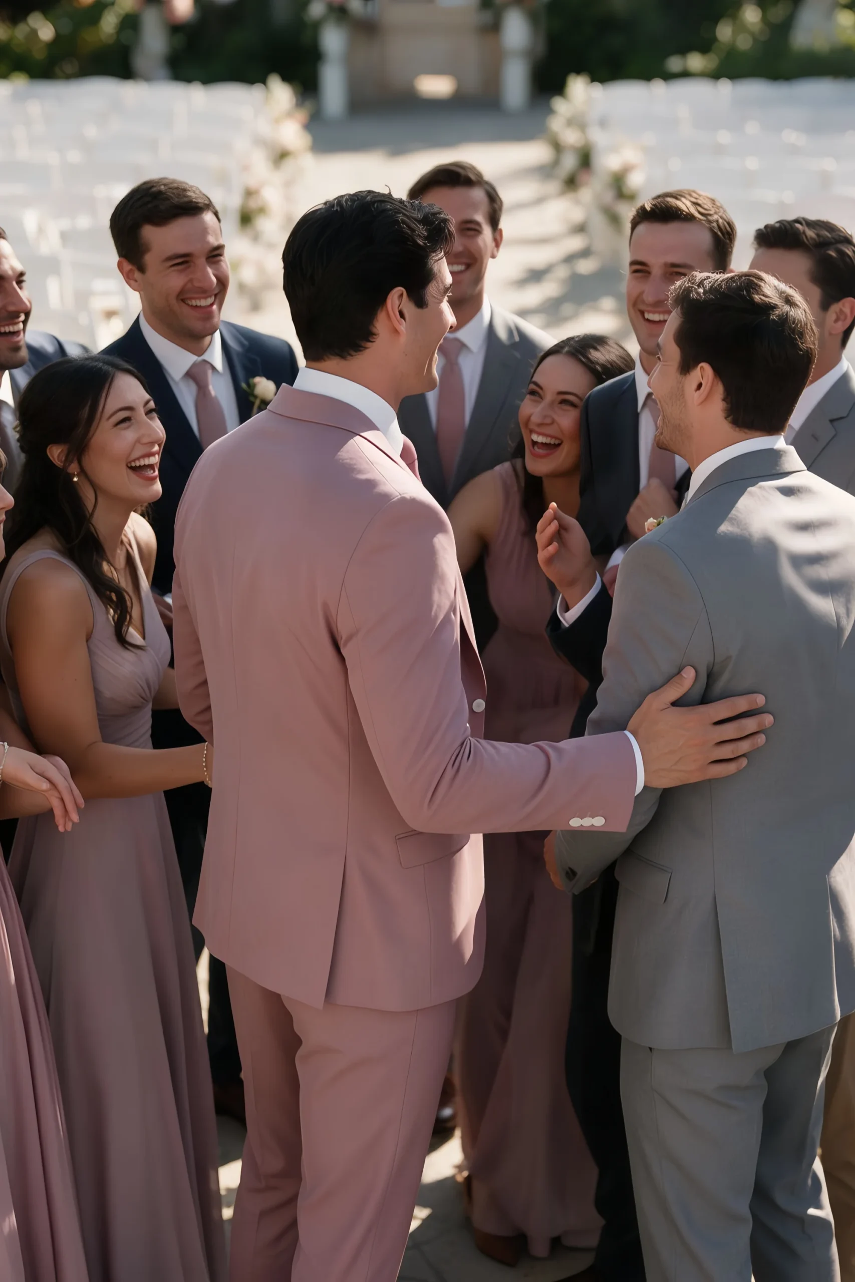 Jago Dusty Rose 3-Piece Suit - Image 3