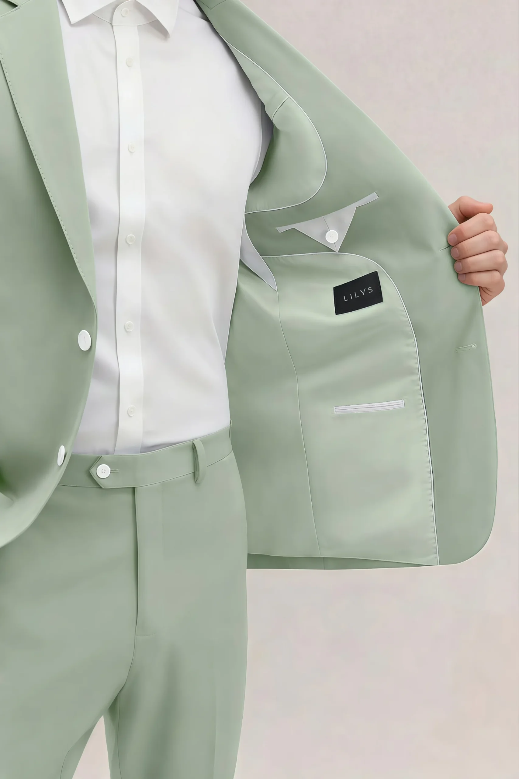 Jago Dusty Sage 3-Piece Suit - Image 10