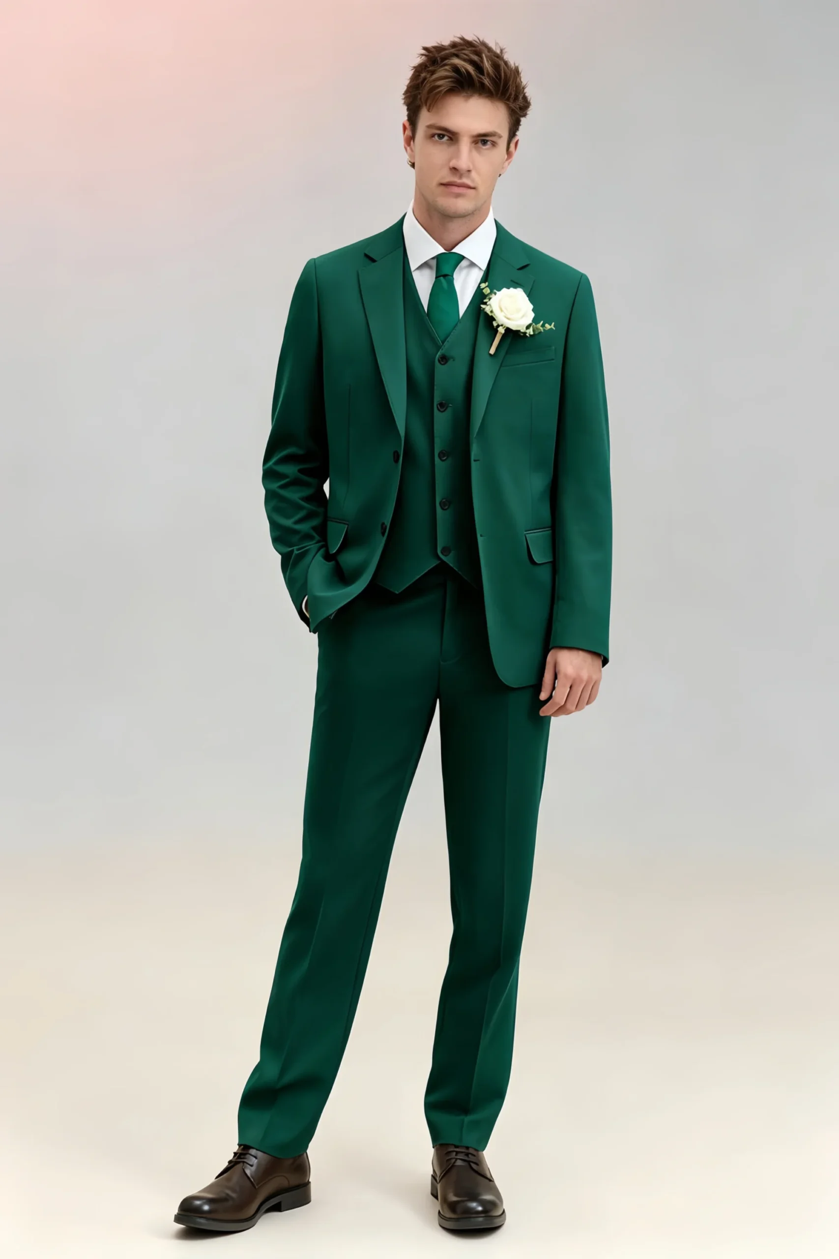 Jago Emerald Green 3-Piece Suit