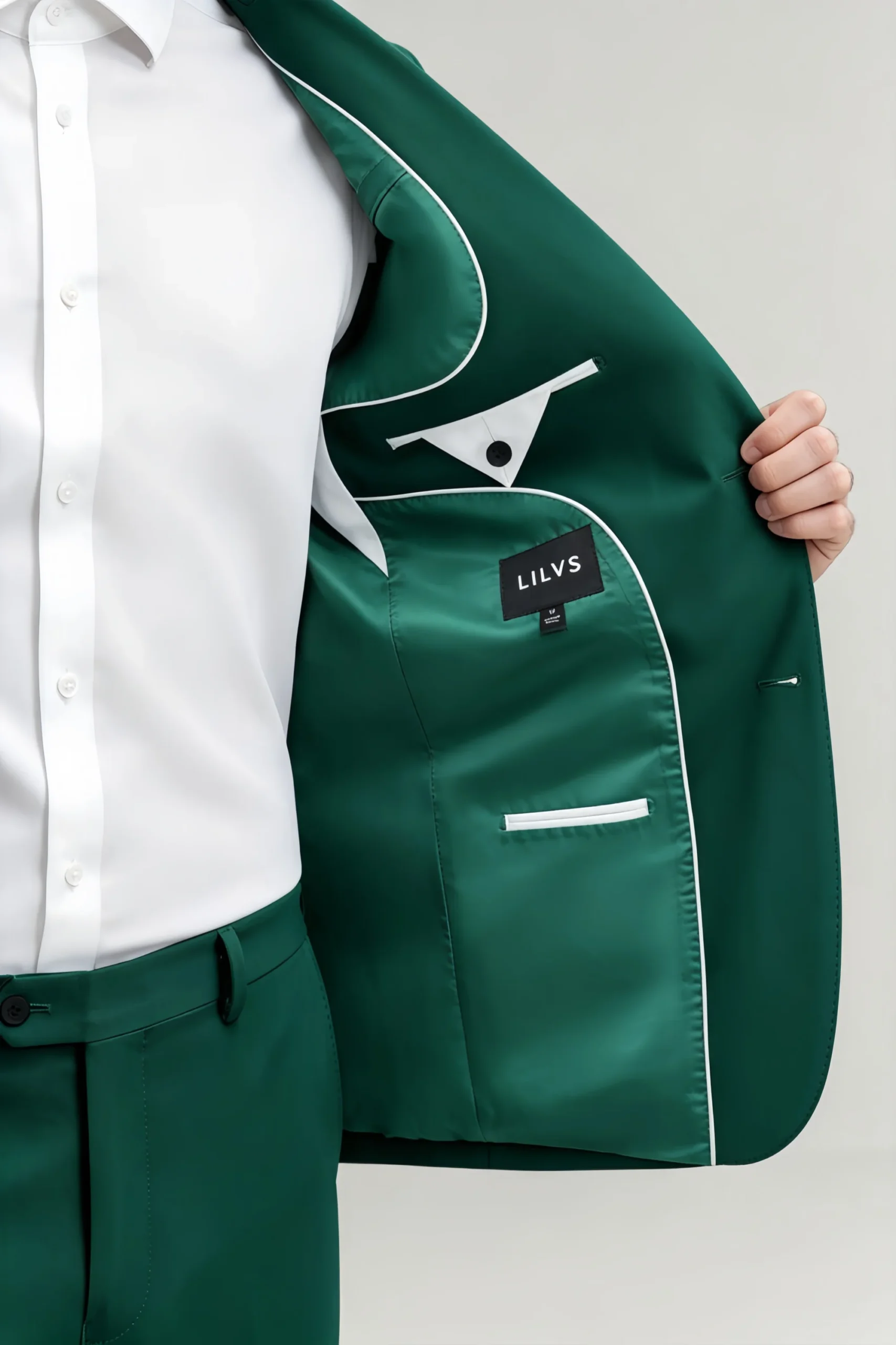 Jago Emerald Green 3-Piece Suit - Image 11