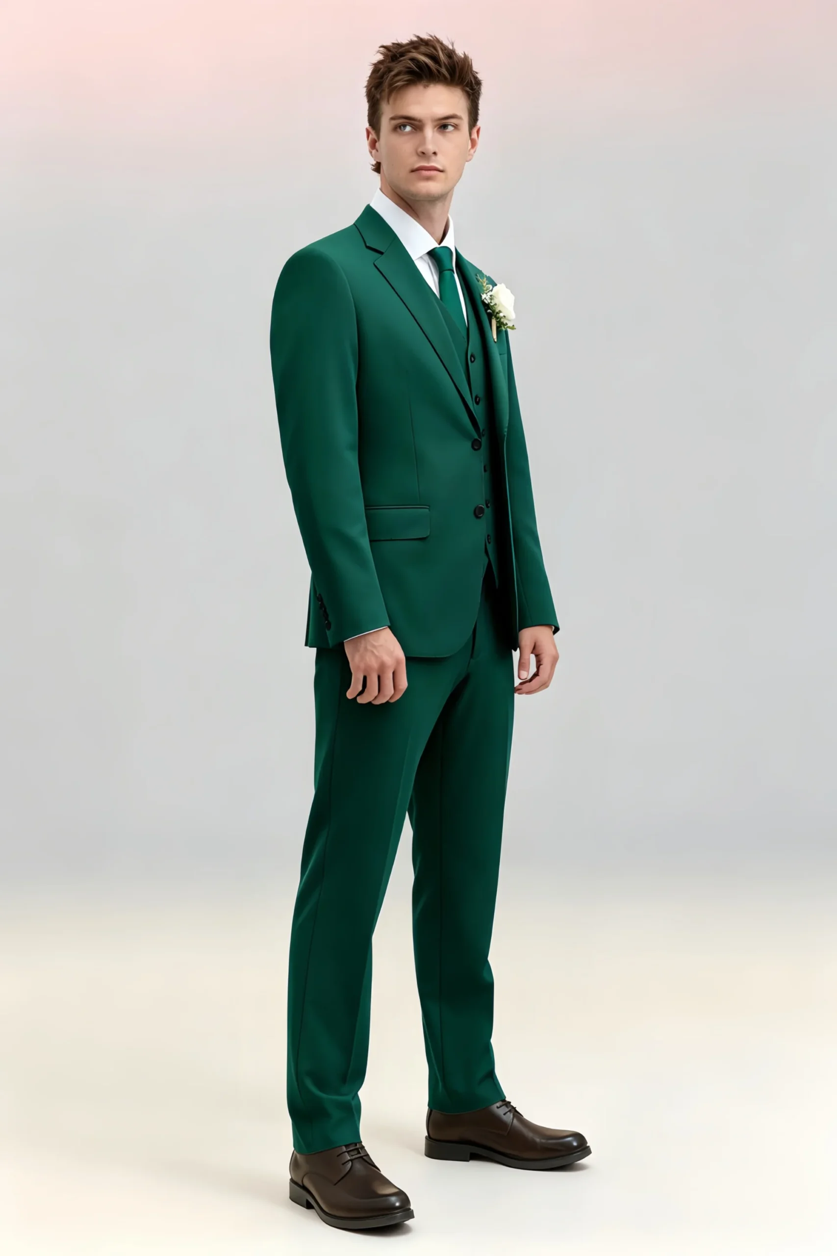 Jago Emerald Green 3-Piece Suit - Image 5