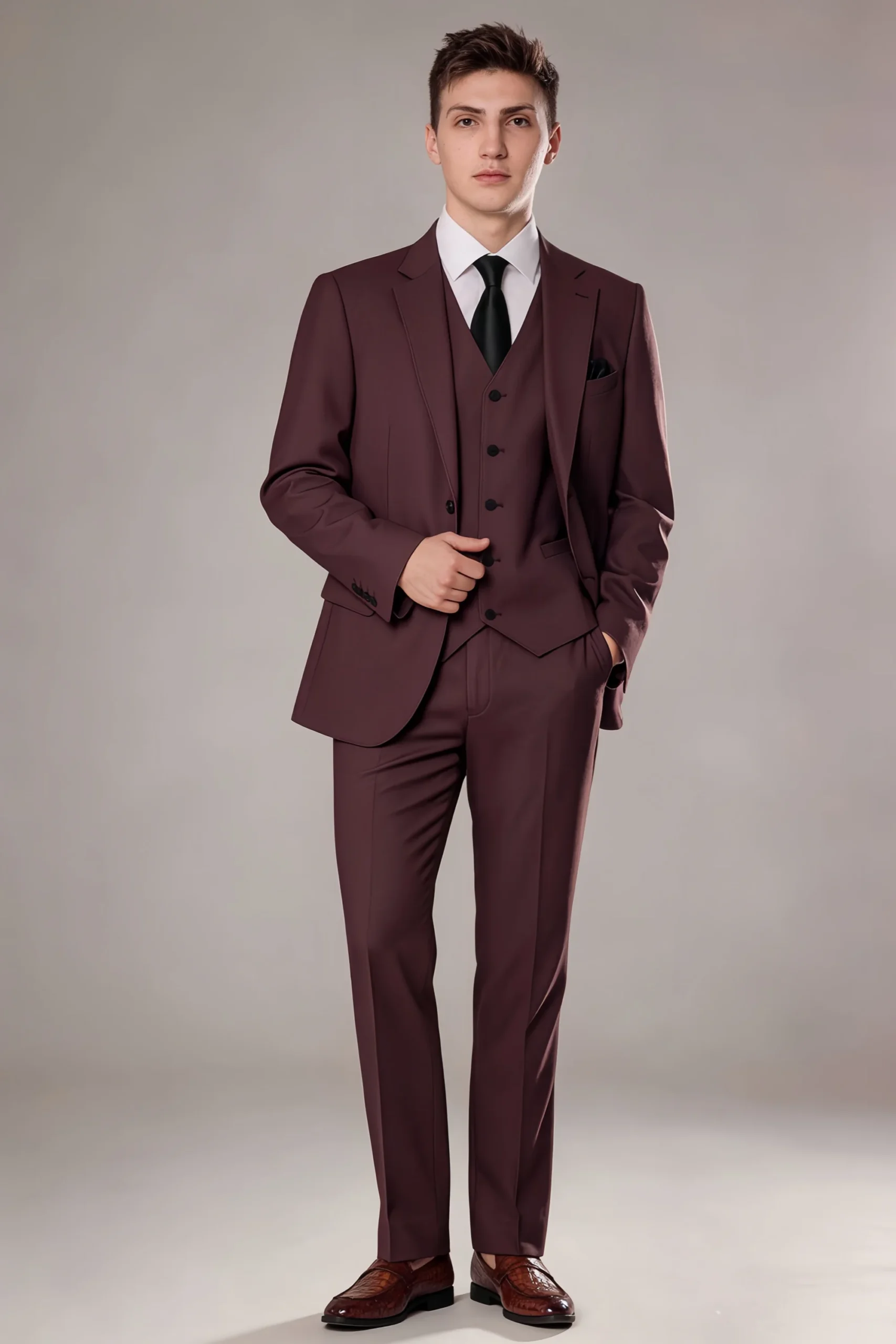 Jago Espresso 3-Piece Suit - Image 4
