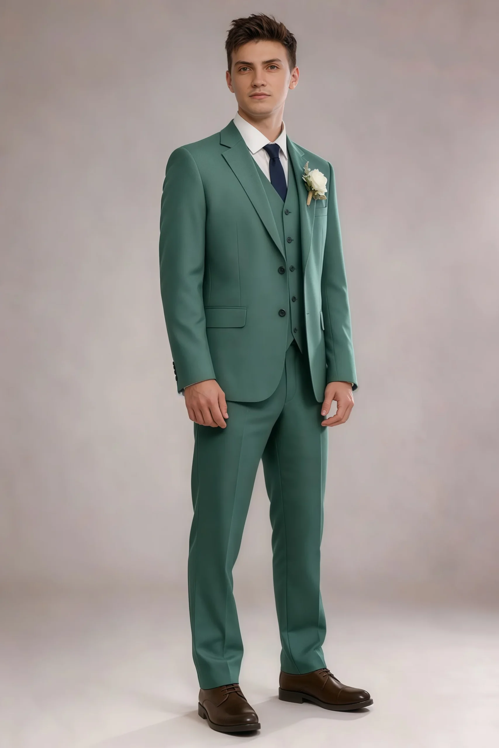 Jago Eucalyptus 3-Piece Suit