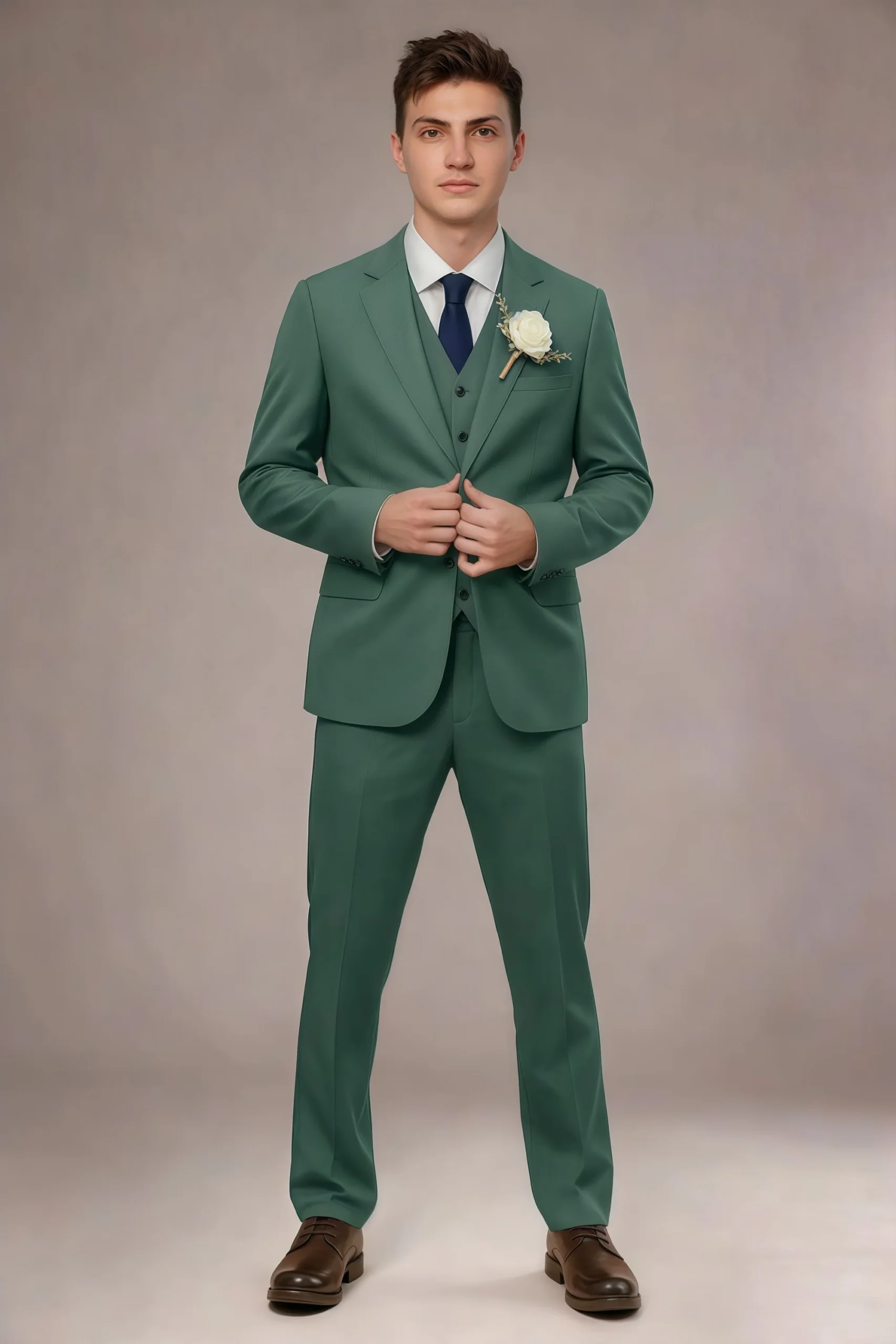 Jago Eucalyptus 3-Piece Suit - Image 4
