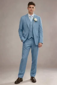 Jago Light Blue 3-Piece Suit