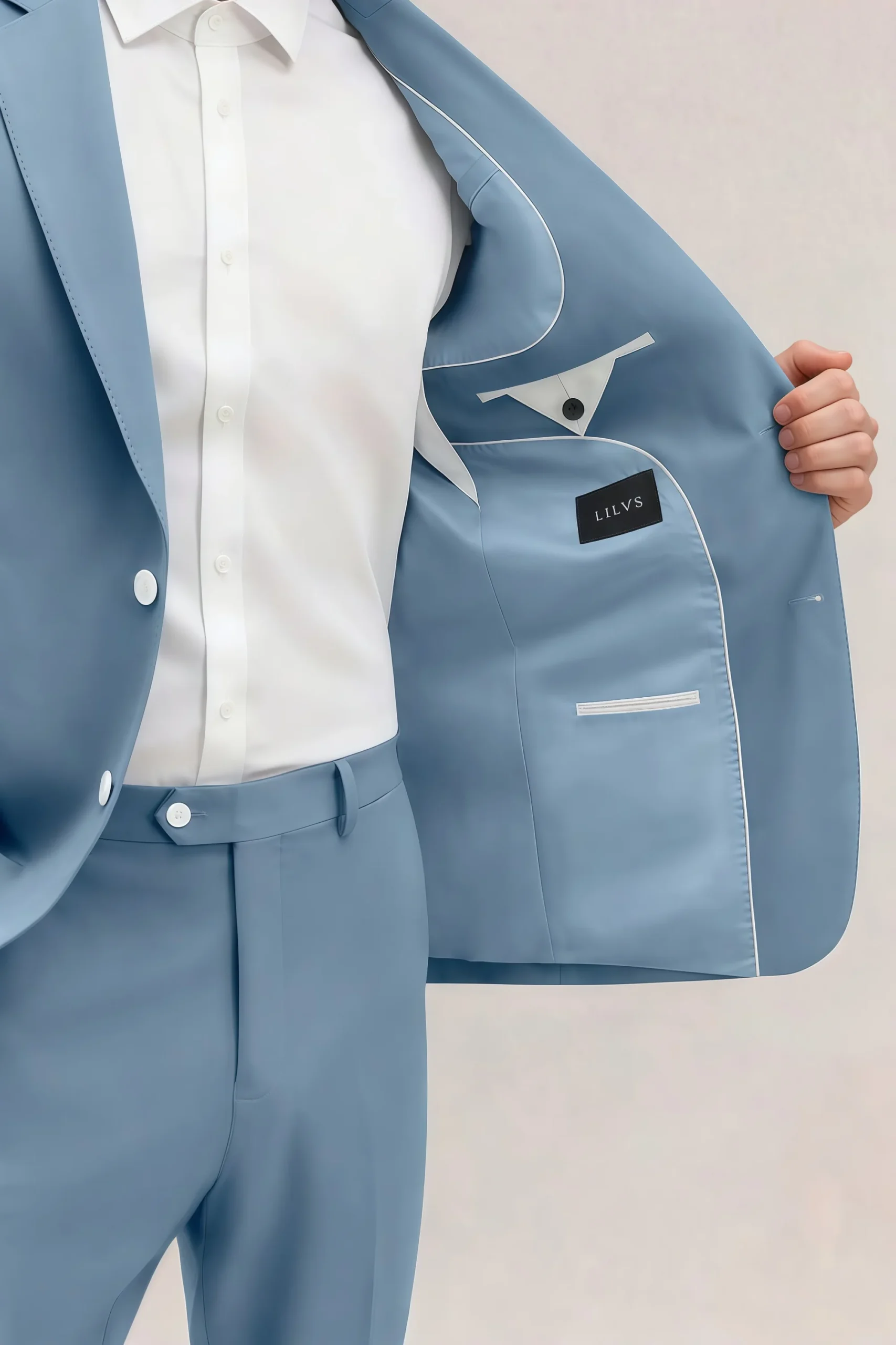 Jago Light Blue 3-Piece Suit - Image 10