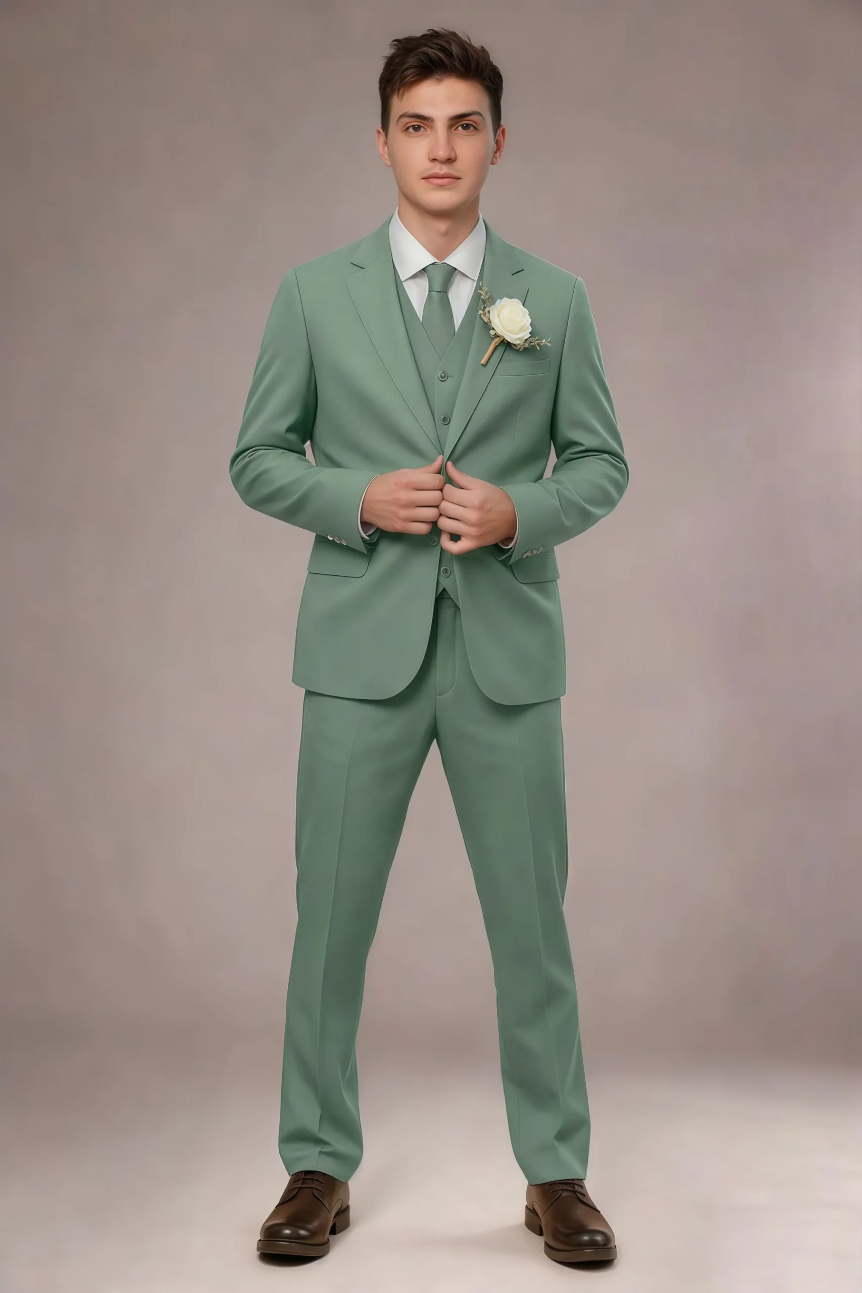Jago Matcha 3-Piece Suit