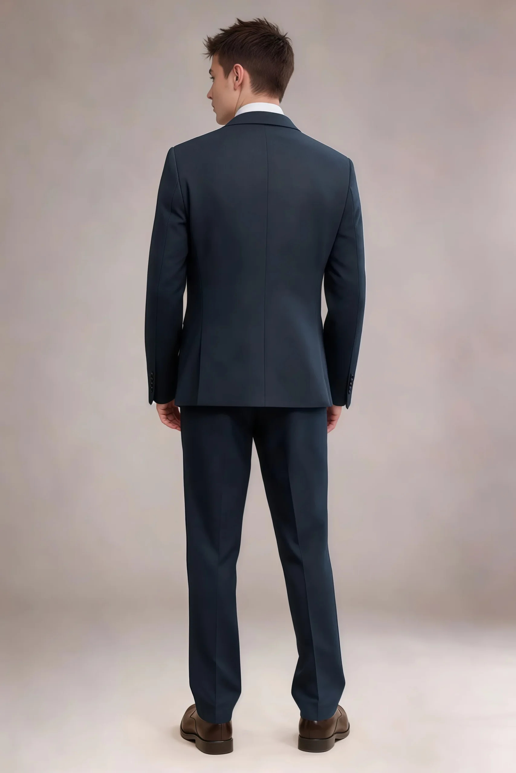 Jago Navy Blue 3-Piece Suit - Image 6