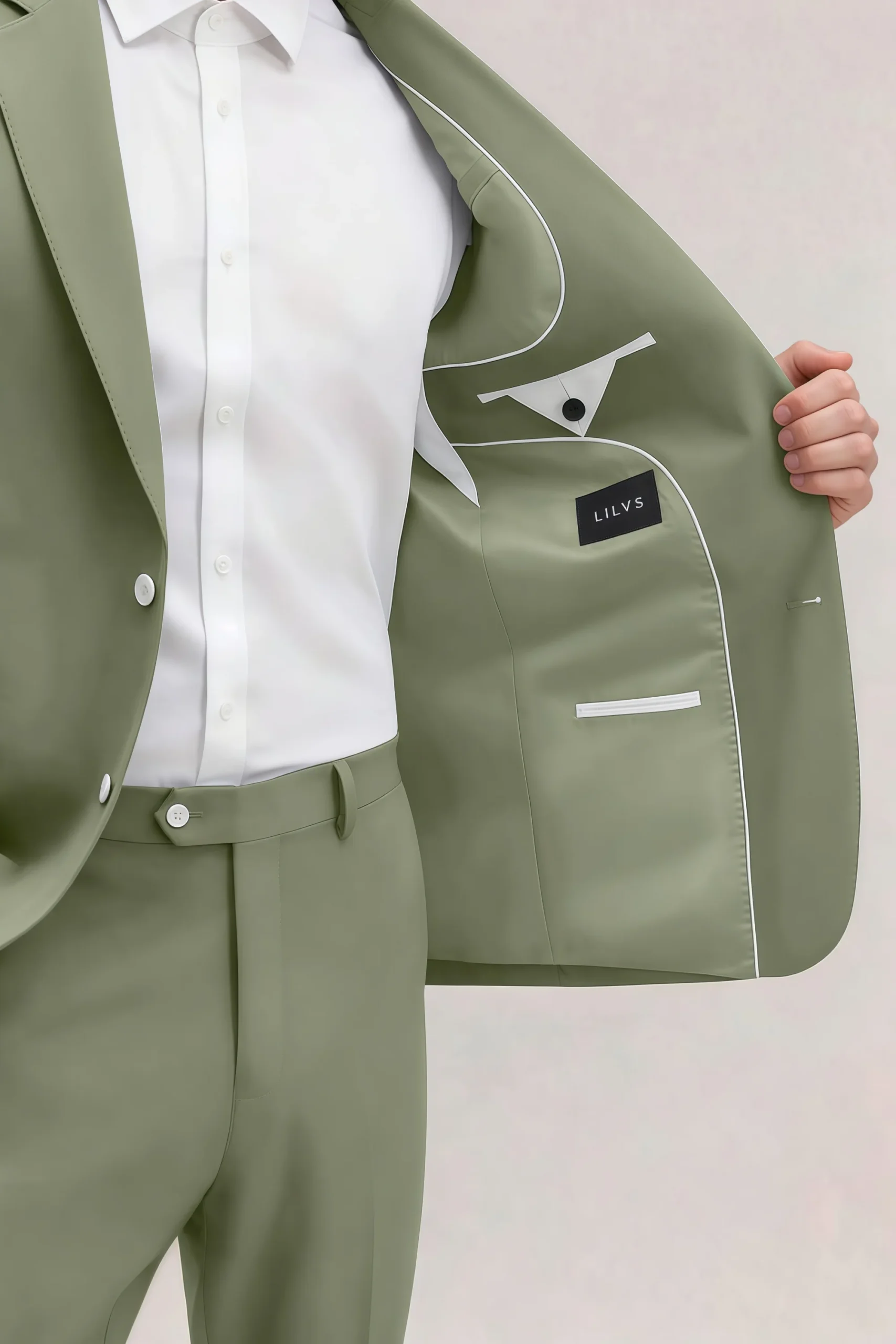 Jago Pistachio 3-Piece Suit - Image 10