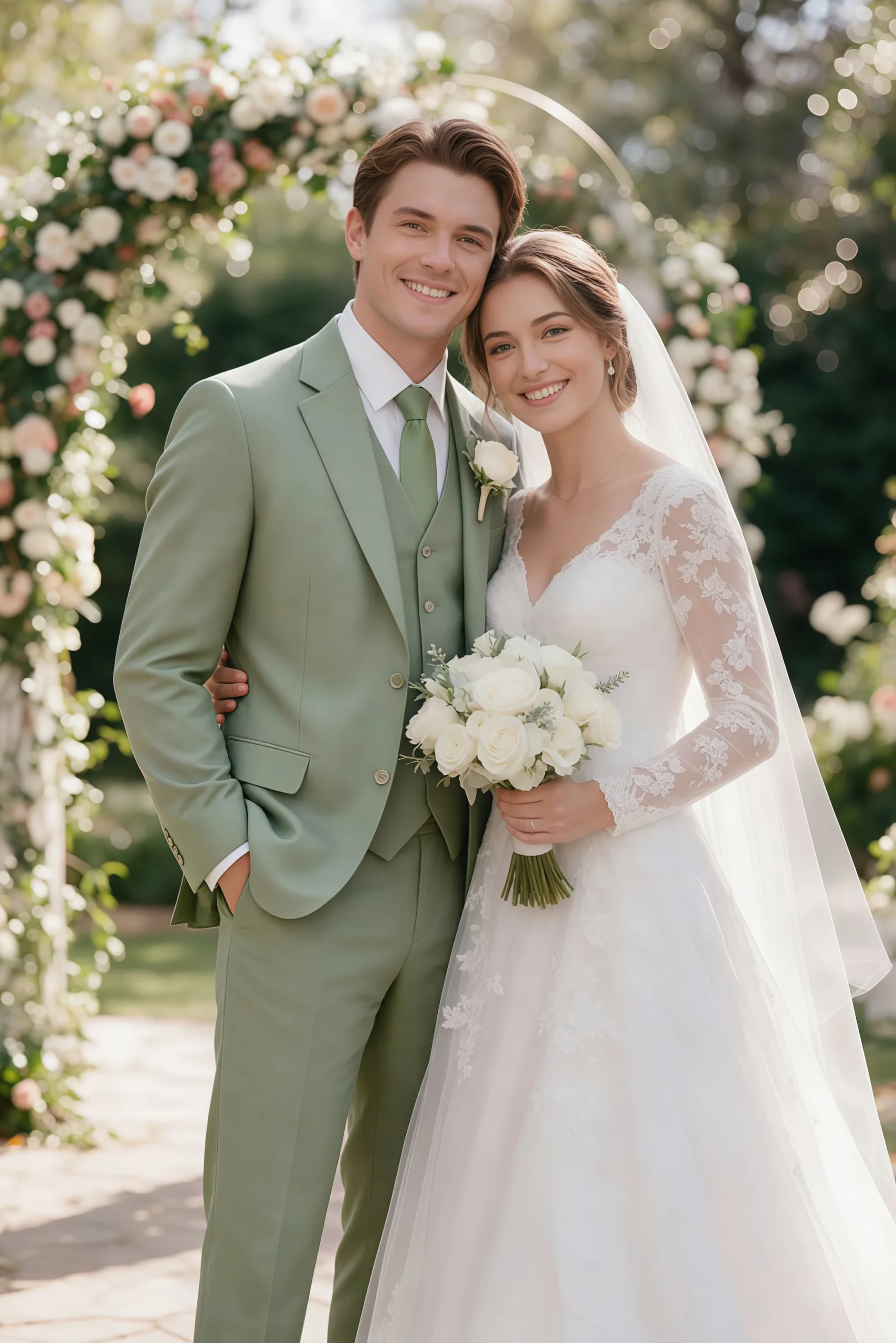 Jago Pistachio 3-Piece Suit - Image 2