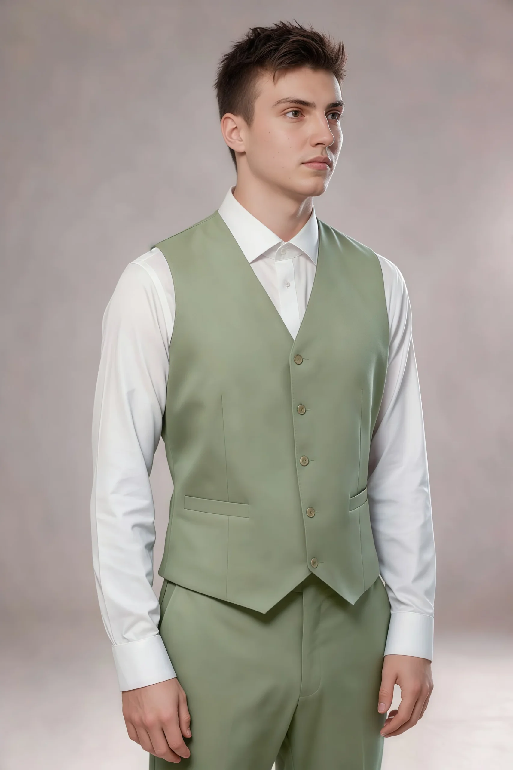 Jago Pistachio 3-Piece Suit - Image 9
