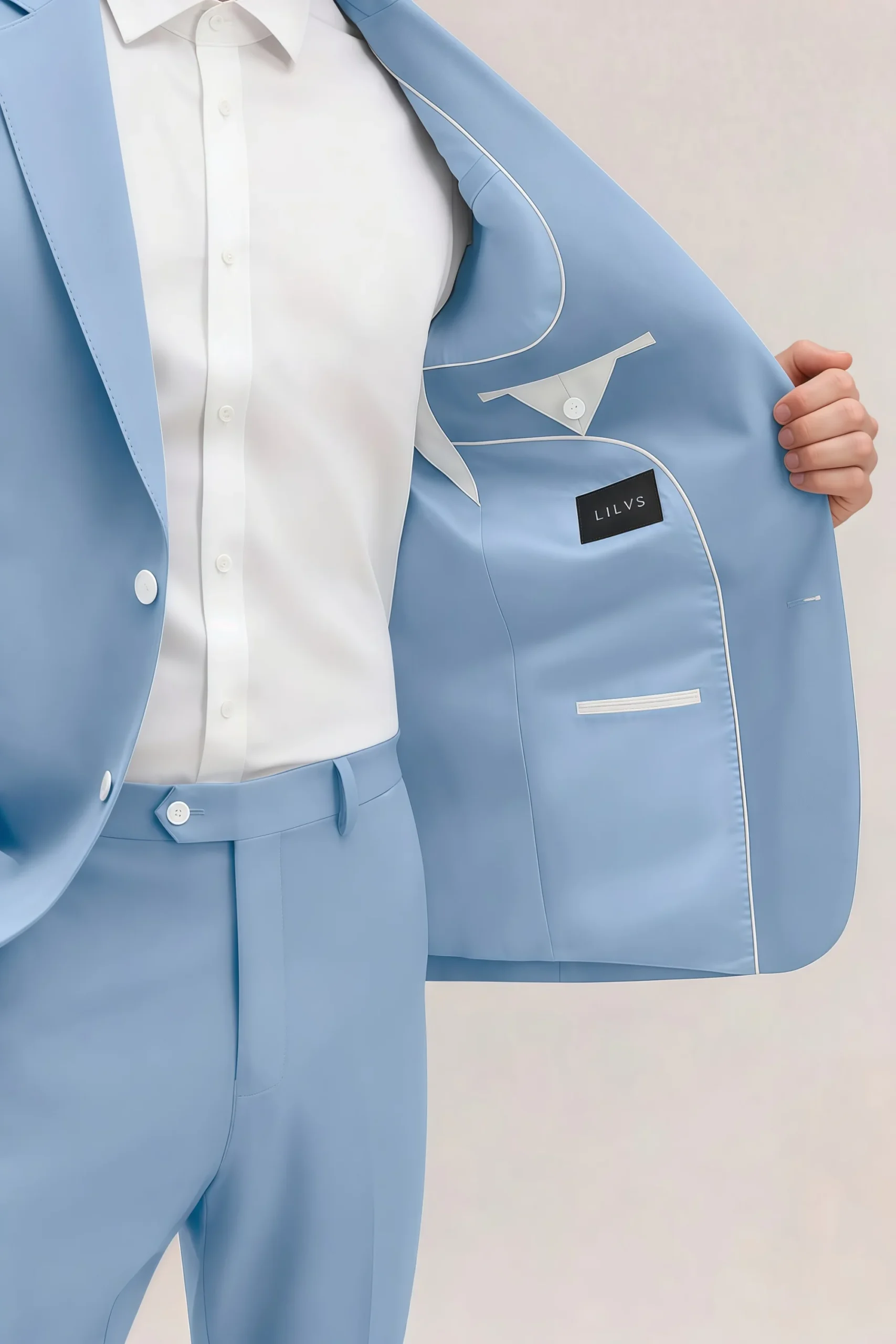 Jago Sky Blue 3-Piece Suit - Image 10