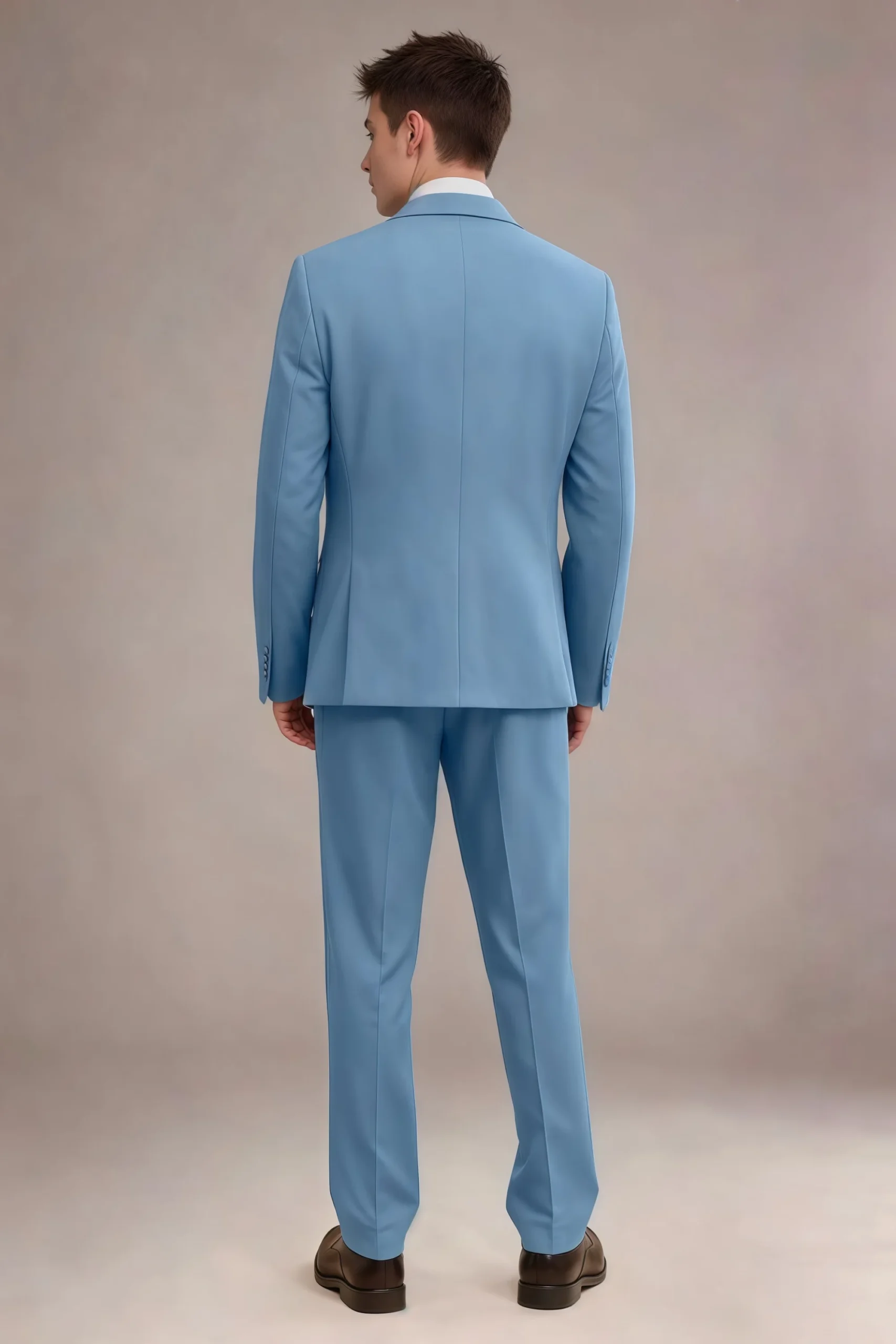 Jago Steel Blue 3-Piece Suit - Image 6