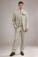 Jago Tan 3-Piece Suit