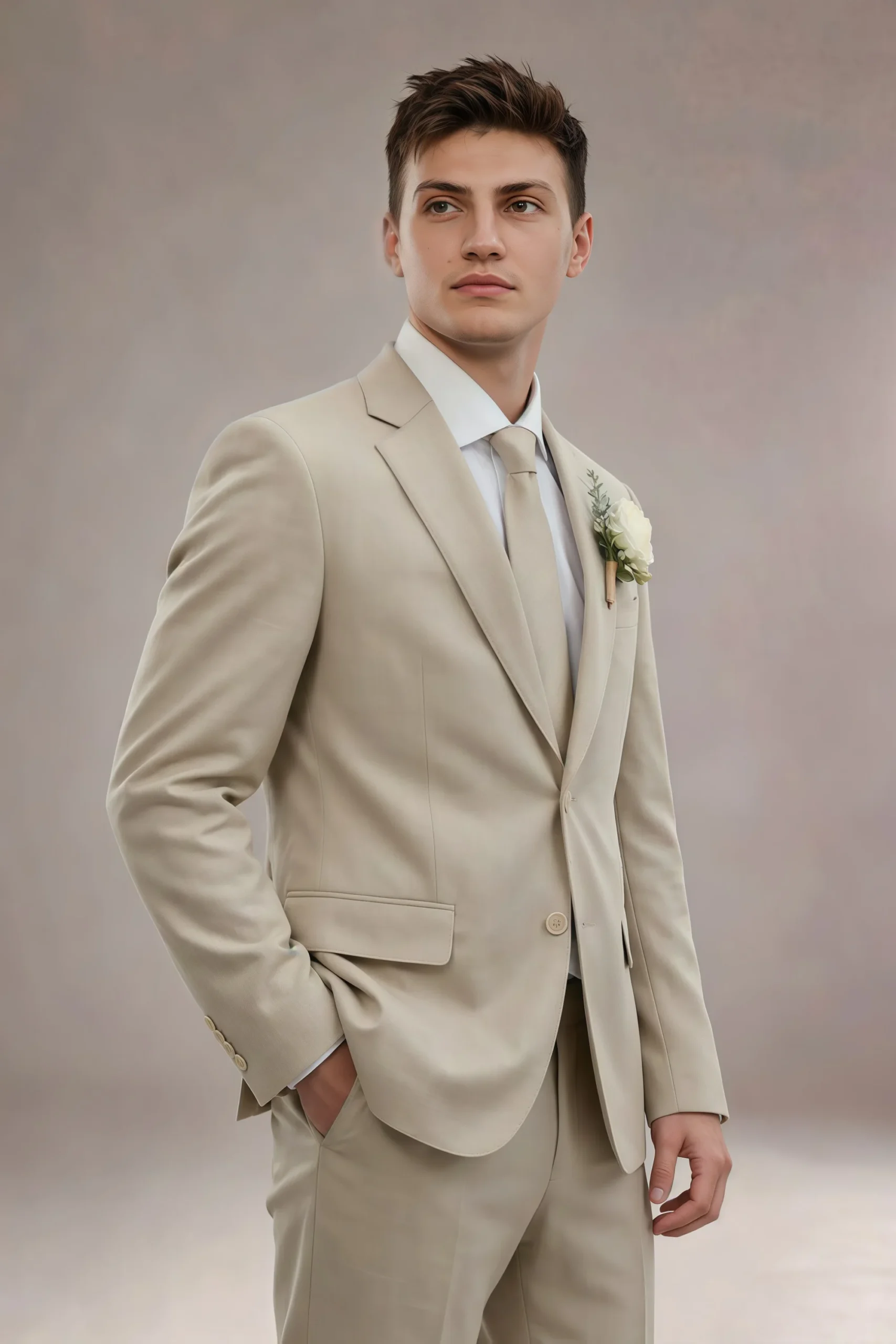 Jago Tan 3-Piece Suit - Image 7