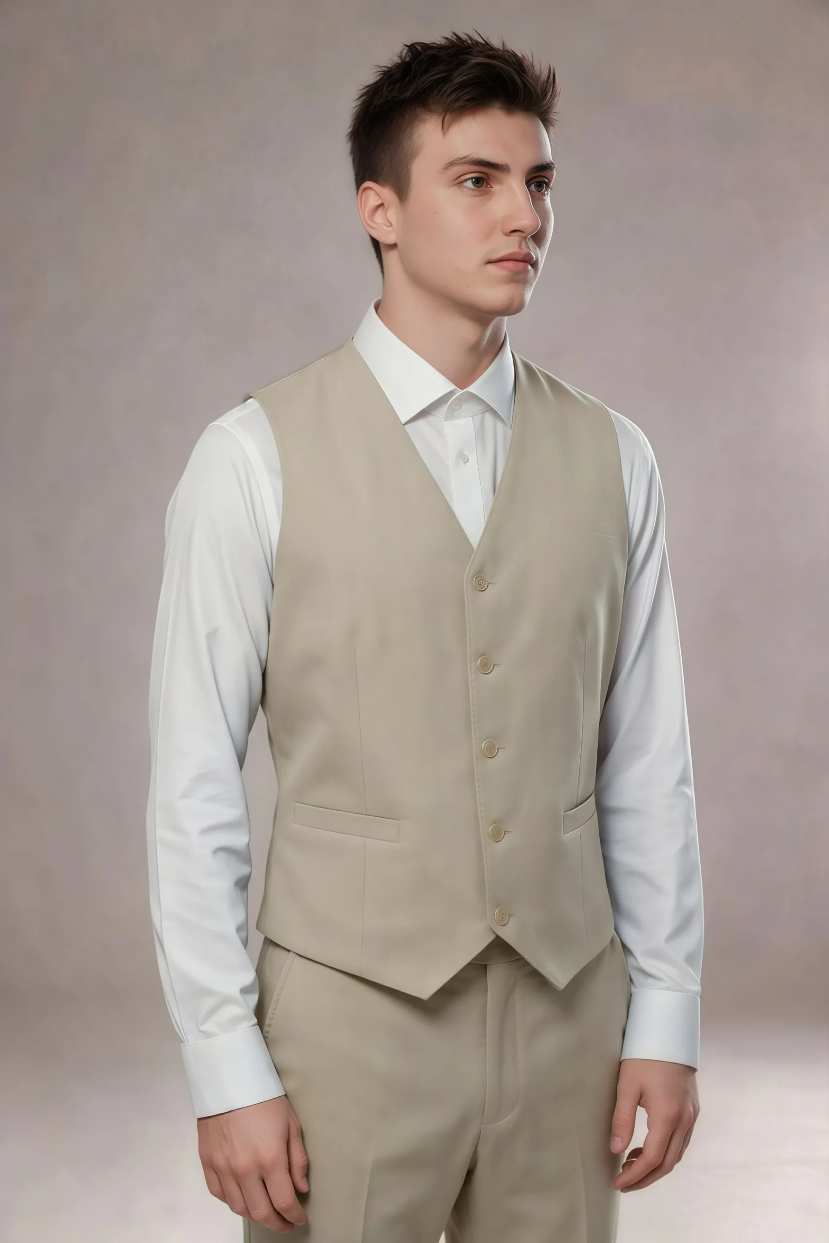 Jago Tan 3-Piece Suit - Image 9