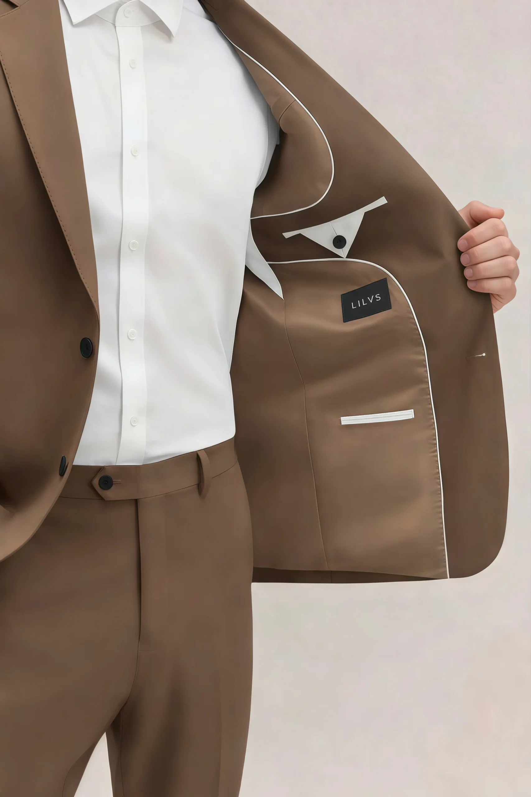 Jago Truffle 3-Piece Suit - Image 10