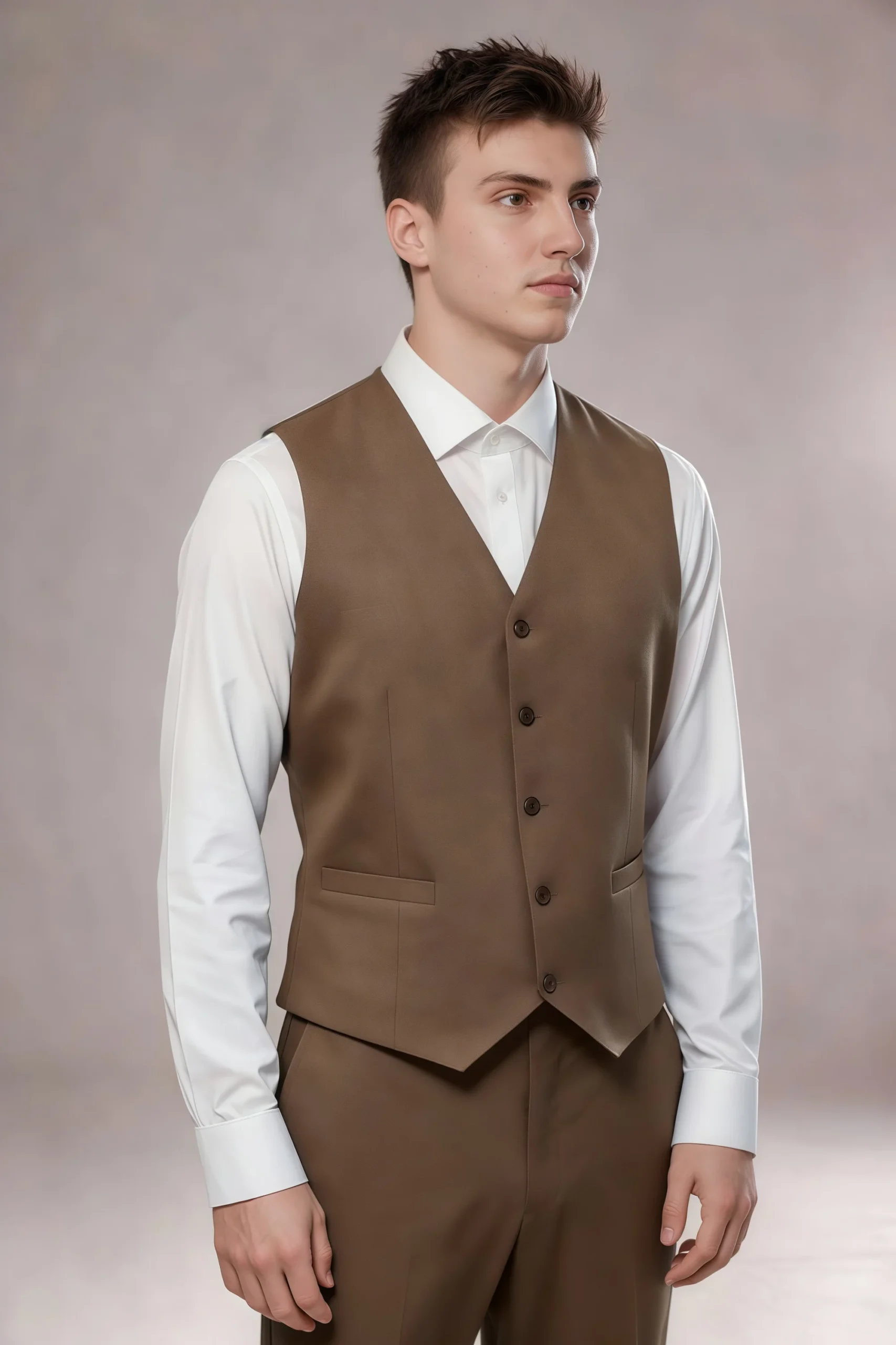 Jago Truffle 3-Piece Suit - Image 9